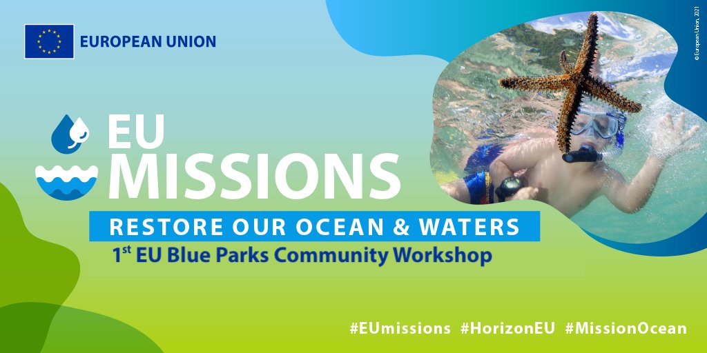 Today at 14:30 CET, the first #EUBlueParks Community workshop is taking place 👏. The event focuses on the current state of #marine protected areas (MPAs) in the EU sea basins and EU financed projects on MPAs/EU Blue Parks.

Learn more 👉 tinyurl.com/mu6hv4m2?utm_s…

#MissionOcean