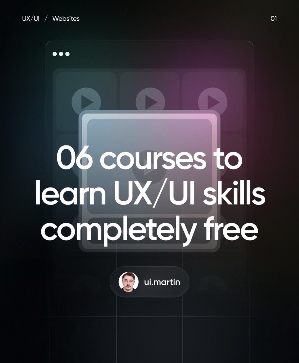 Nelsonyolemi1's tweet image. New to UI/UX design? Here are 6 websites with courses to learn UX/UI skills completely for free.
Retweet For Others ❤️