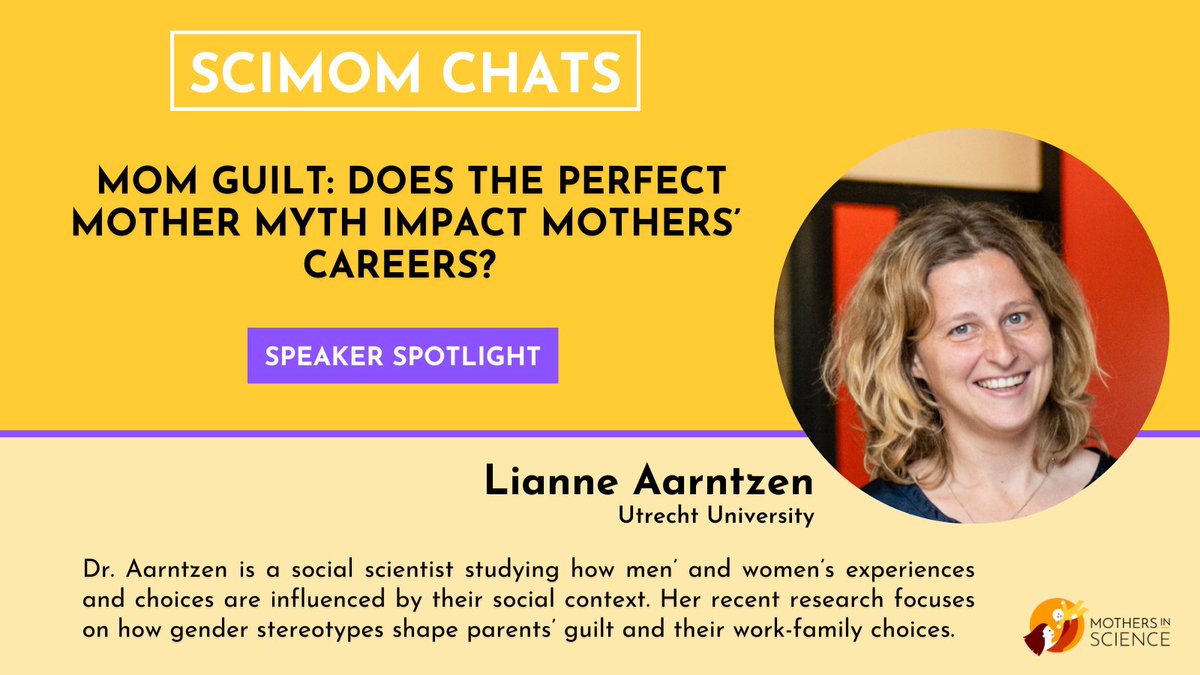 Meet the speakers of our upcoming event on MOM GUILT this Dec 12th @ 9am EST! @AarntzenLianne is a social scientist at @UniUtrecht studying how gender stereotypes shape parents’ guilt & work-family choices. Join us! Register: tinyurl.com/ye6mpep5 @momademia @academicchatter