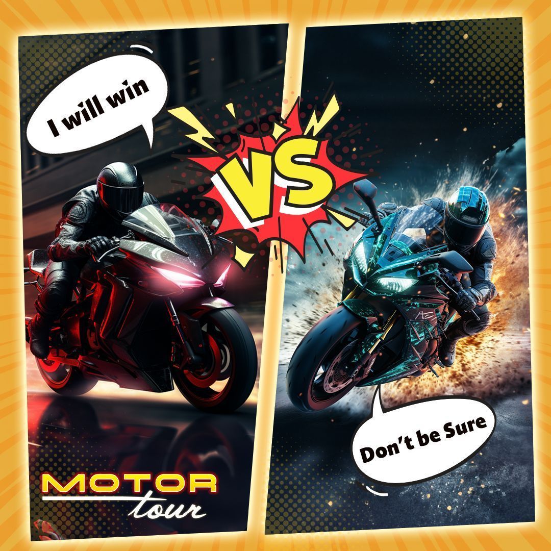 Time for Mid Week Challenge!😎 
Which Motorbike 🏍️ Would Win a Race? 🏁
Choose your side! 💪 
#racing #weeklychallenge #midweekfun #motorracing #motortour #gtavi