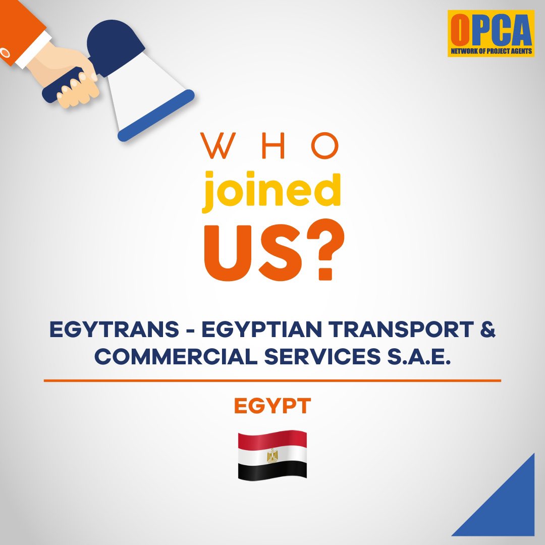 Today, we are pleased to welcome EGYTRANS - EGYPTIAN TRANSPORT &amp; COMMERCIAL SERVICES S.A.E. from Egypt as our new member. For details, please visit >>> overseasprojectcargo.com/latestnews

#projectcargo #heavylift