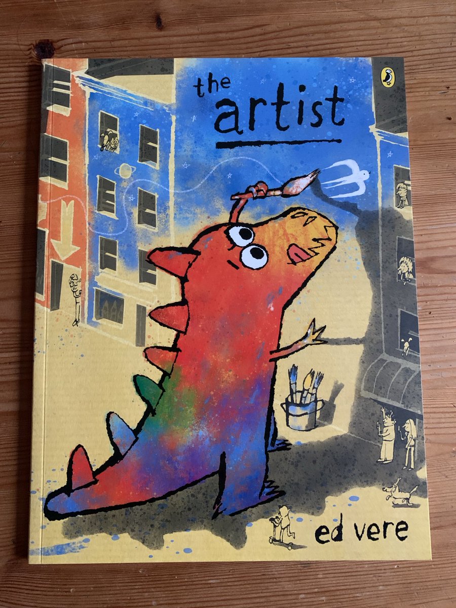 I think that The Artist might be my favourite picturebook so far by ⁦@ed_vere⁩ but it’s a close contest between this & How to be a Lion! ⁦@PuffinBooks⁩