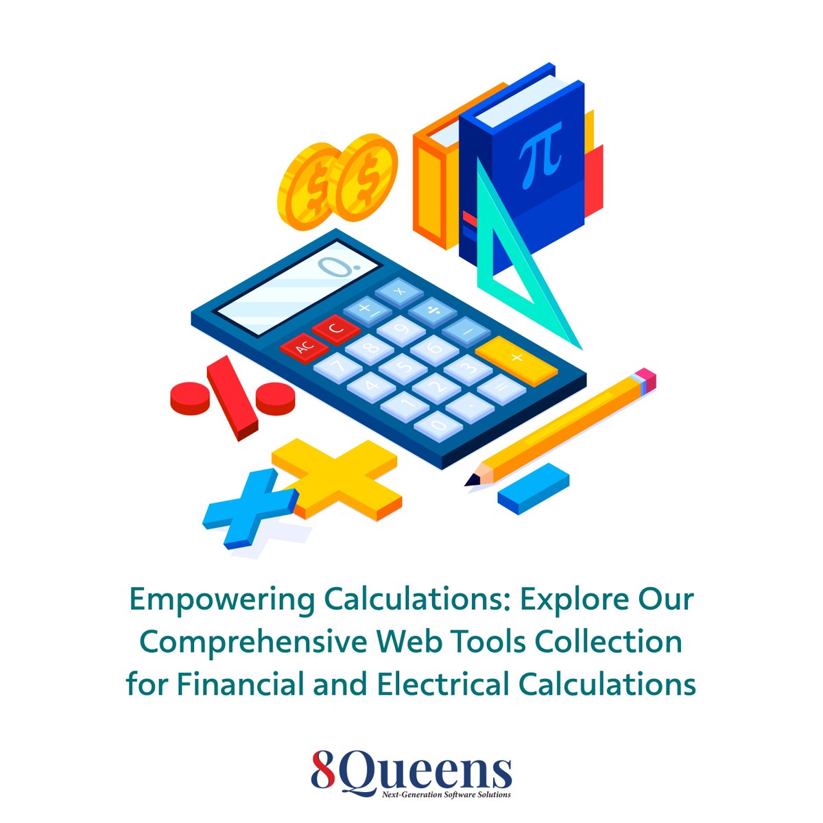Explore the Power of Precision with Our Web Tools Collection 🛠️ by 8Queens Software Technologies Private Limited. From Financial Planning to Electrical Engineering, our Calculators are Tailored for Every Need!🚀

Website Link: webtoolscollection.com

#WebTools #FinanceTools