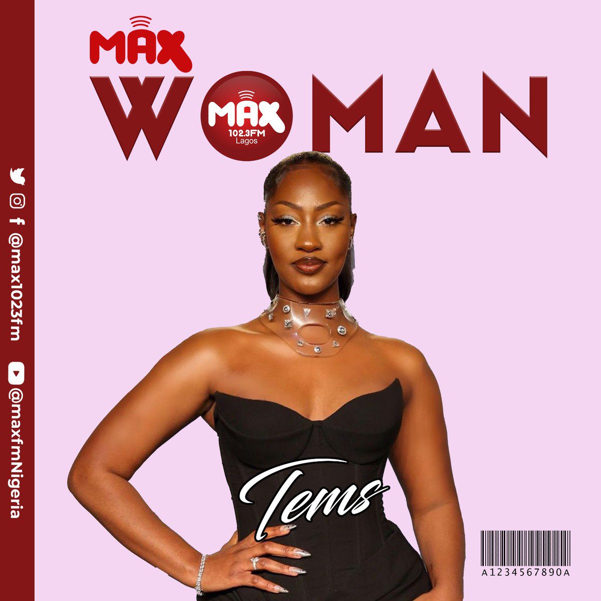 Max1023FM's tweet photo. Our #MaxWoman for the week is no other than @temsbaby 🥰😍
She rose to prominence after being featured on Wizkid’s 2020 single “Essence”, which peaked at number 9 on the Billboard Hot 100 chart
@temsbaby is the First Nigerian Female Artist to win Grammy Award
Tems/Maxwoman https://t.co/wvT7HhtPOU