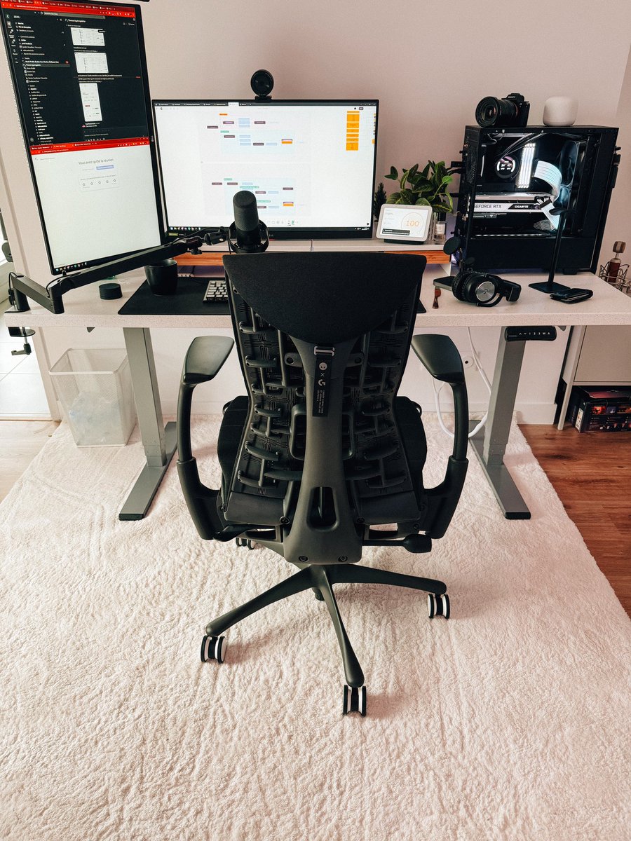 powl_d's tweet image. Honnêtement c’est cher mais c’est une expérience incroyable 😻 #hermanmiller #embody