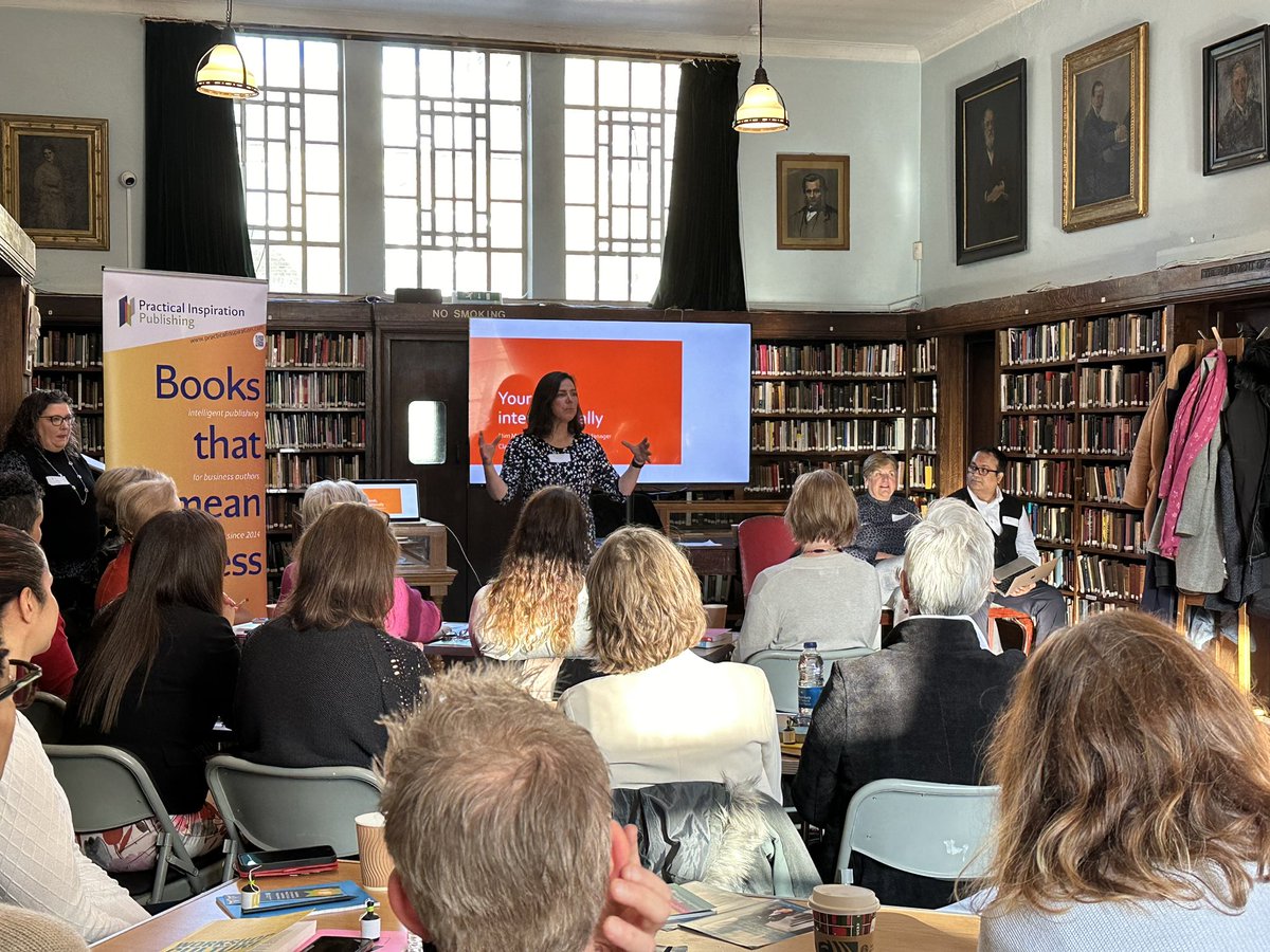 Delighted to be at the Practical Inspiration Publishing author day today. We’re off to a positive and energising start, thanks to the fabulous @bookstothesky