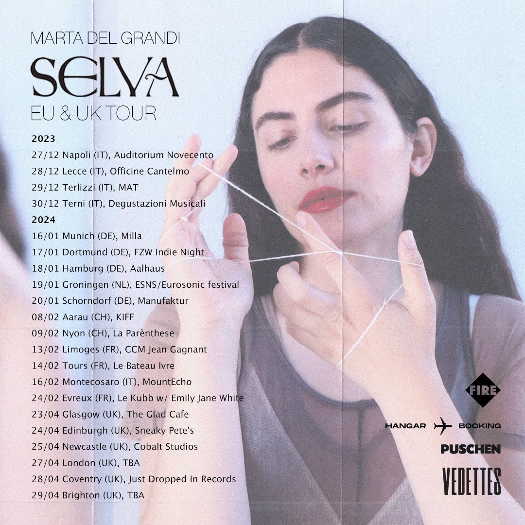 Marta Del Grandi touring ‘Selva’ extensively in the coming weeks!