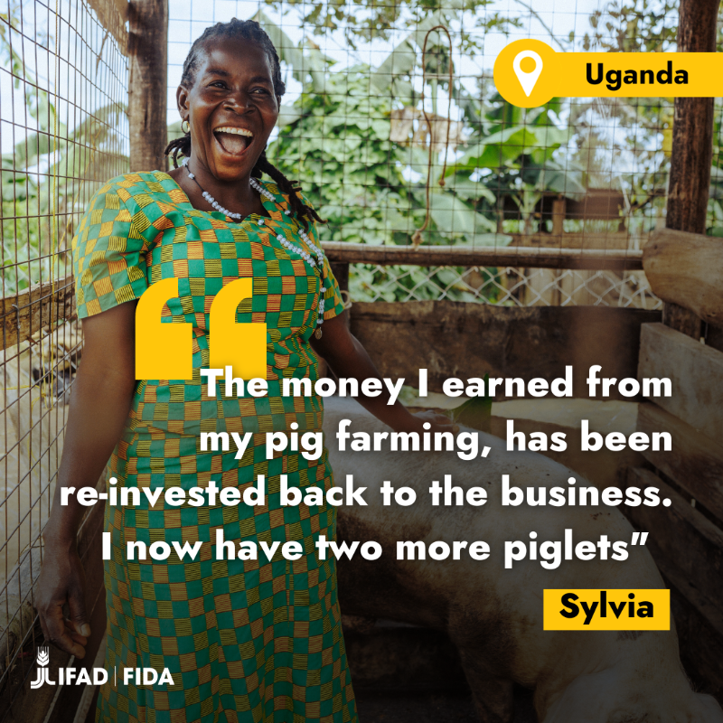 IFADEastAfrica's tweet photo. What's needed to build peaceful &amp; stable rural communities?

✅ resilient rural producers
✅ strong rural economies
✅ income opportunities
✅ food security
✅ access to tools, resources and finance

Investing in rural people means investing in a more peaceful world. #WEF24 https://t.co/25WRZA4WiS