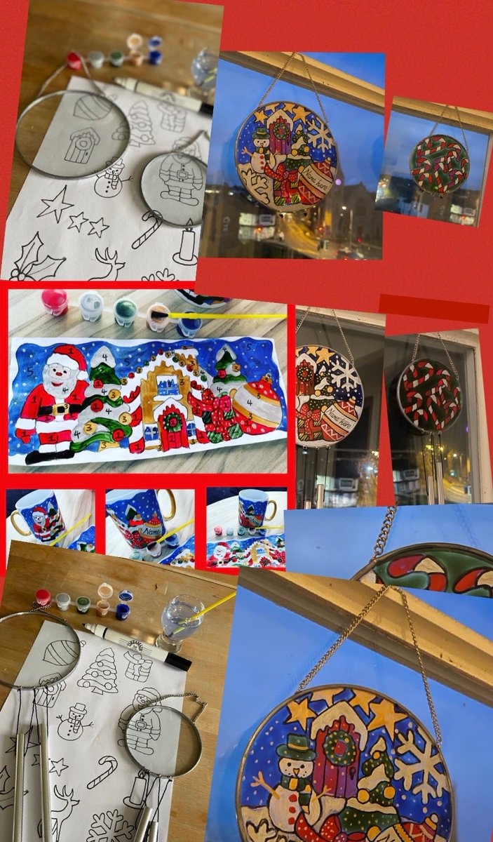 dreamairshop's tweet image. XMAS CRAFT KITS
NEW WINDOW HANGERS  WIND CHIMES &amp;amp; XMAS 1 PINT MUGS.
@dreamairshop 
#lovexmas #paintyourown #paintbynumbers