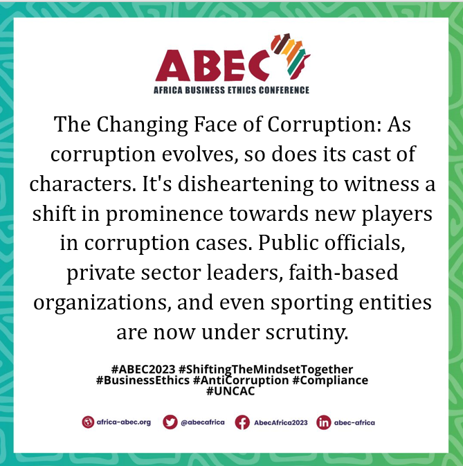 abecafrica's tweet photo. 🎙️Edrick Letsapa, Acting Senior Assistant Director, Directorate on Corruption and Economic Crime (DCEC) at #ABEC2023. The DCEC is responsible for investigating and preventing corruption and economic crimes within Botswana. #ShiftingTheMindsetTogether #Compliance #UNCAC https://t.co/UZkzFkOSis