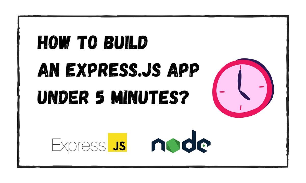 How To Build a #NodeJS Express App in Under 5 Minutes? buff.ly/3T5pCOe