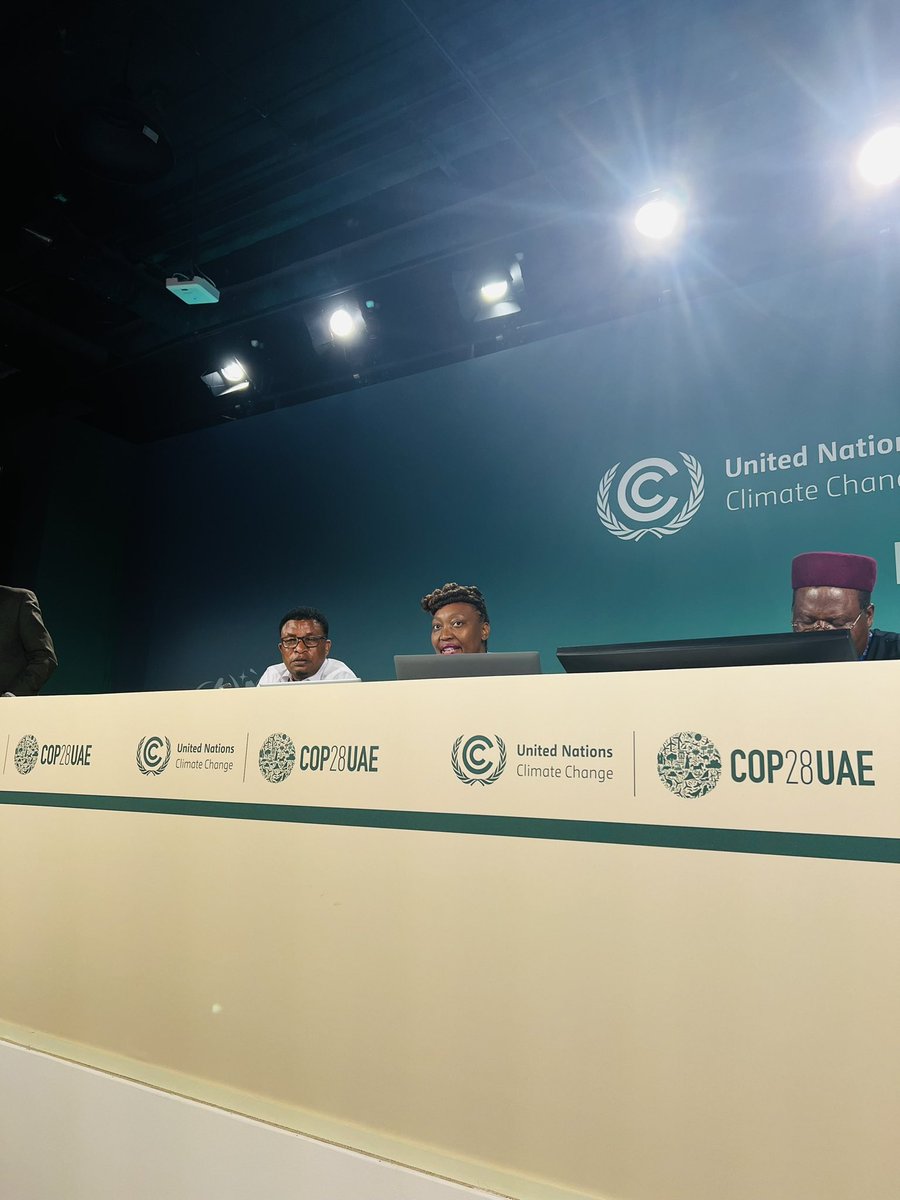 At the African non state actors press conference this afternoon @kachambwa emphasised the need for #COP28 to be a delivery COP. Slow progress on negotiations and promises need to be fulfilled