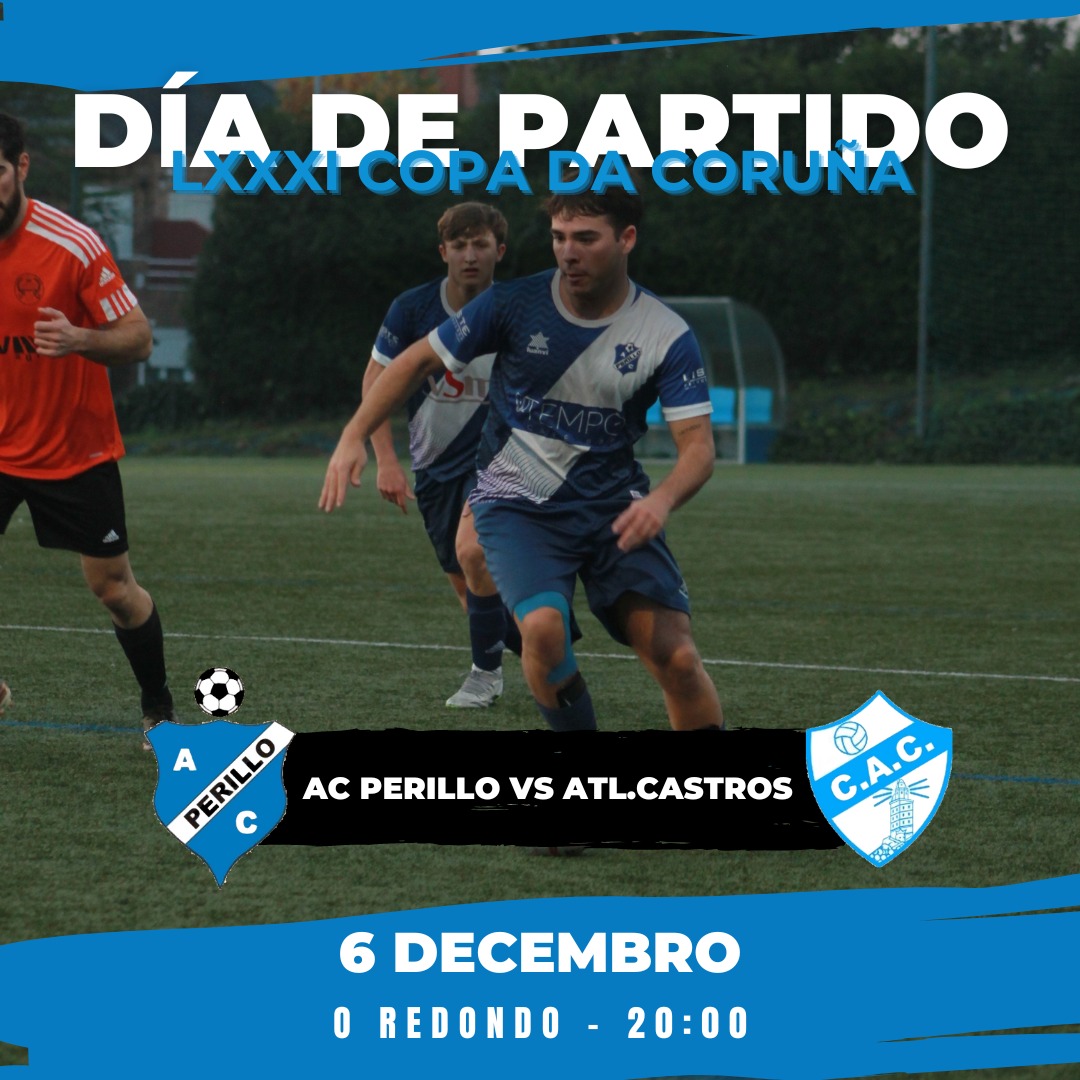 atleticoperillo's tweet photo. Hoxe xogamos! Partido da Copa da Coruña no que nos enfrentamos ao Atlético Castros en O Redondo. Vamos Perillo!
#ForzaPerillo #ACopaMola https://t.co/S3aGj1jFE8