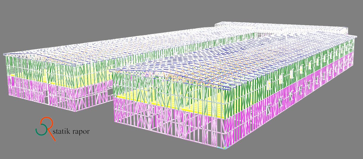 RaporStatik's tweet photo. #prefabrik #prefabricated #archsteelbuildings #statikrapor #steel #steelproject #sap2000 #etabs #teklastructure #architecture #architect #mimarlık #mimar #civilengineering #civilengineer #inşaatmühendisliği #inşaatmühendisi #coldformedsteel #lightgaugesteel #lightgaugesteelframing #lightsteelframe #steelconnection #building #statikproje #steelprofiles #mühendislik #keşfet
Mimari projelerinizi en güvenli ve ekonomik şekilde tasarlanmasını isterseniz bizimle irtibata geçin.
Tasarımlarınızı 3D hesap yazılım programları kullanarak yapıyoruz.
Sap2000 ve Etabs programlarını kullanarak yapılarınızın tasarımlarınızı yapıyoruz.