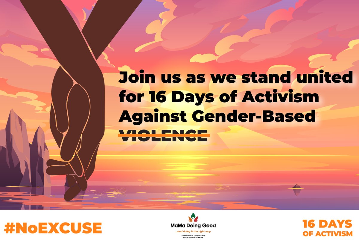 On 23rd November 2023, we launched the #WeAreEqual Kenya Campaign as part of a continental-wide campaign by the Organisation of African First Ladies for Development (OAFLAD) that focuses on four thematic areas, including the elimination of gender-based violence. #NoExcuse