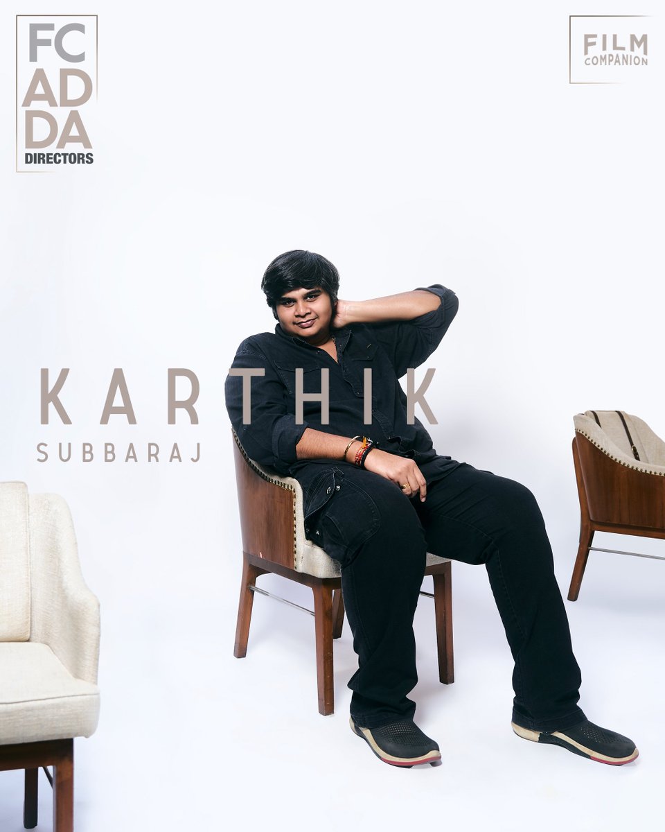 FilmCompanion's tweet photo. A modern day trend setter.
#FCDirectorsAdda with @karthiksubbaraj dropping on 8th December, 8pm, exclusively on the Film Companion YouTube channel.
Location courtesy - One8 Commune, Mumbai.

#KarthikSubbaraj #FCAdda #FilmCompanion https://t.co/WKA8jsdM8f