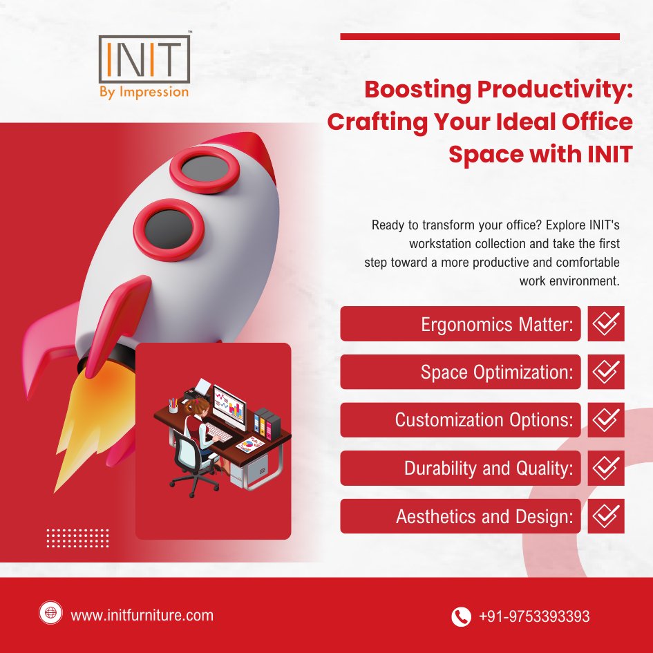 InitFurniture's tweet photo. Ready to transform your office? Explore INIT's workstation collection and take the first
step toward a more productive and comfortable work environment.

#InteriorDesign #FurnitureLove #impressionfurniture #init #officefurnitureinbhopal #classroomfurniture #educationalfurniture https://t.co/q0Z6HRoZCp