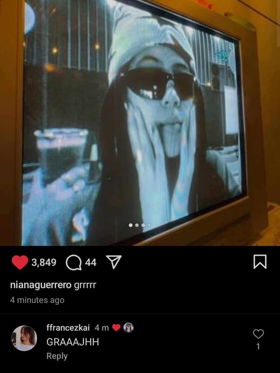 chestroberii's tweet image. GRAAAJHH❕niana liked my comment 😭🫶🏻