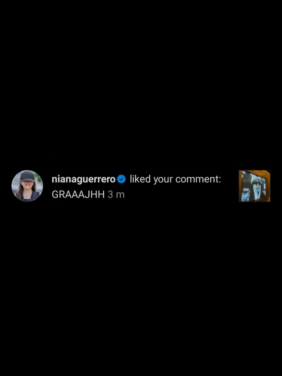 chestroberii's tweet image. GRAAAJHH❕niana liked my comment 😭🫶🏻