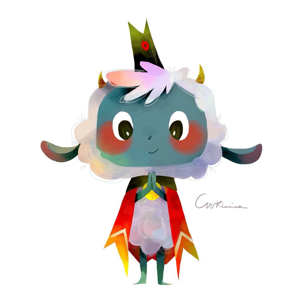 Cookimine's tweet image. Disbelievers will be punished!
#CultoftheLambArt #cultofthelamb #cultofthelambfanart #illustration #artist