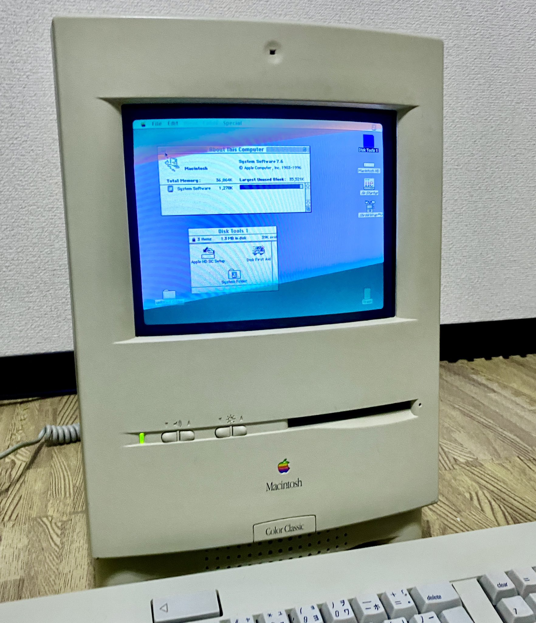 不動品】Apple Macintosh Color Classic Mystic仕様 - パソコン