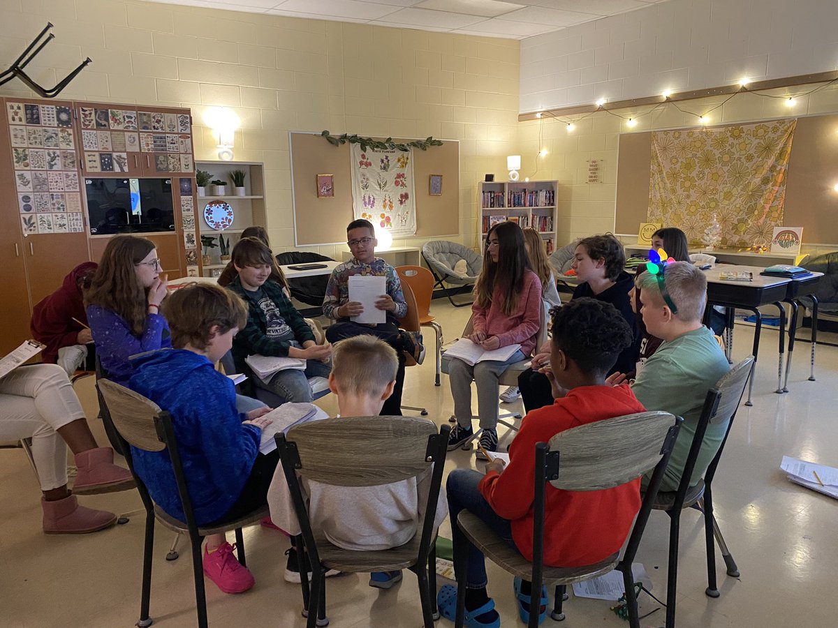 Students were well-prepared for this fishbowl discussion in Ms. Brownfield’s room <a href="/Hamilton_RWE/">Ridgeway Stars</a>. Amazing work again from our 6th grade scholars! 

<a href="/ELeducation/">EL Education</a> 
<a href="/Hamilton_Instr/">Julie Arnold</a>