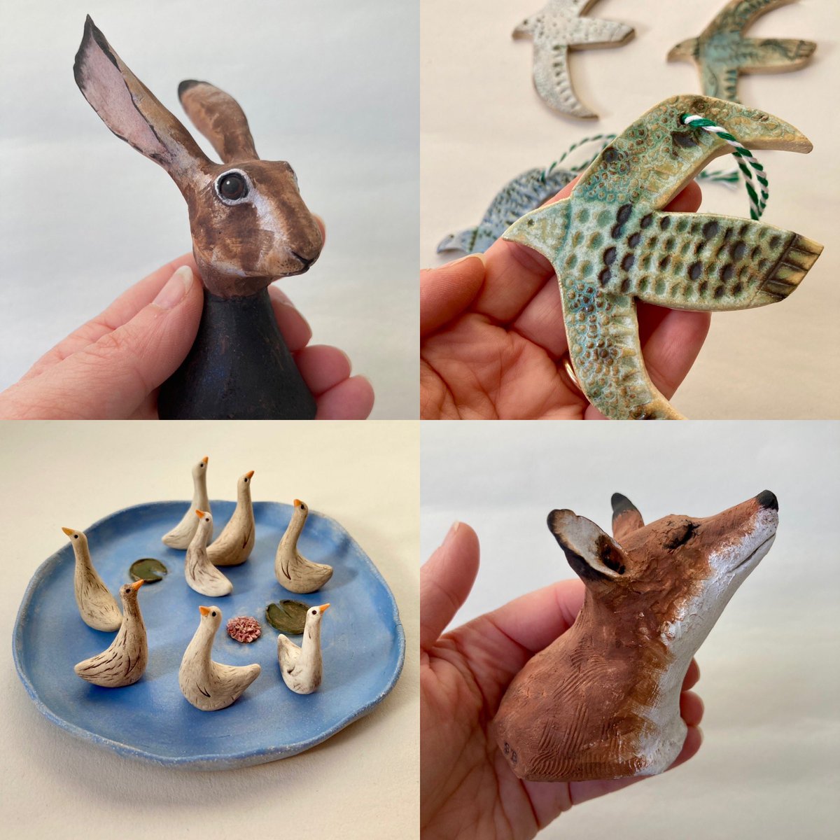 Just a little heads up as I have a few one off pieces available at the moment which can be posted in time for Christmas! I’ll be listing these pieces &amp; more over on my website by 8pm-ish tomorrow evening (thurs 7th Dec). I’ll give a little nudge when they go live ✨🧡