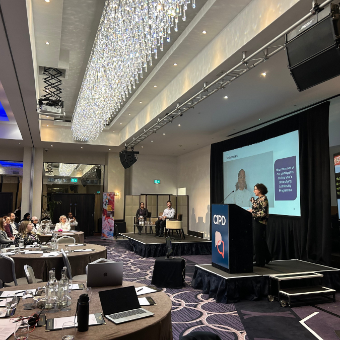 Thank you Anita Lucas (Head of Talent at London, NHS) and Karen Chummun (Head of Management & Leadership Development, British Council) for doing a case study. They uncovered how to improve the equality and equity of your career pathway to retain your employees. #cipdTMWP