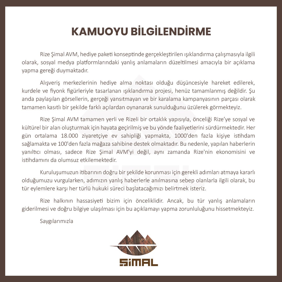KAMUOYU BİLGİLENDİRME