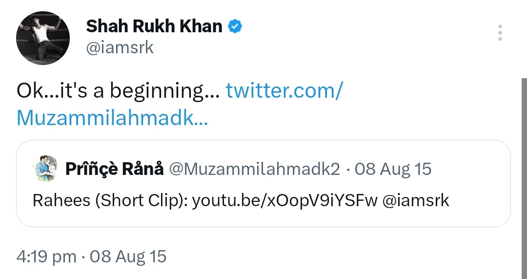 mt_beastboy's tweet photo. Meri Tweet @iamsrk sir aapne Jab ek bar dekhi Raees movie ka asksrk chal raha tha 
Jab se ab tak na dekhi 
Kitne saal ho gaye shave bhi aa gayi meri ☹️
#Dunki movie ki tarha 25 saal baad dekhoge shayad 💞
Aap ka big fan @Muzzammilthakur
#AskSRK 💞 https://t.co/NRta7pbMwg