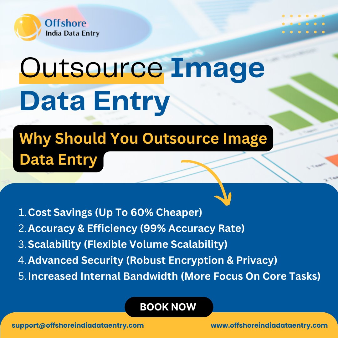 OffshoreBPO's tweet image. Struggling with #imagedata tasks? #OutsourceImageDataEntry to #OffshoreIndiaDataEntry. Gain up to 60% cost savings, 99% accuracy, & more productivity as internal teams focus on core tasks. Secure file transfer, expert conversion, fast delivery.