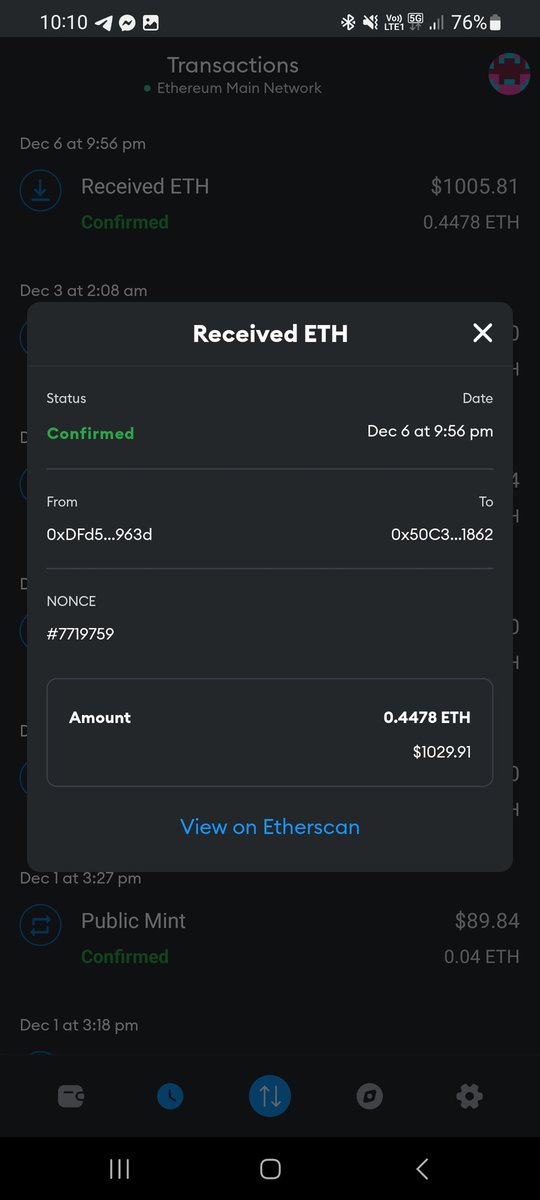 I am shock right now! <a href="/IAmCryptoWolfy/">IAmCryptoWolfy</a>  just told me I won a giveaway for 1k in eth. Transferred in seconds 0x46e39cdd934f71918d4c5c7059cd5ab2258880cd016c14bf2f78ac477c8e5183
What an absolute legend!!
Thankyou brother #giveaway #blitz