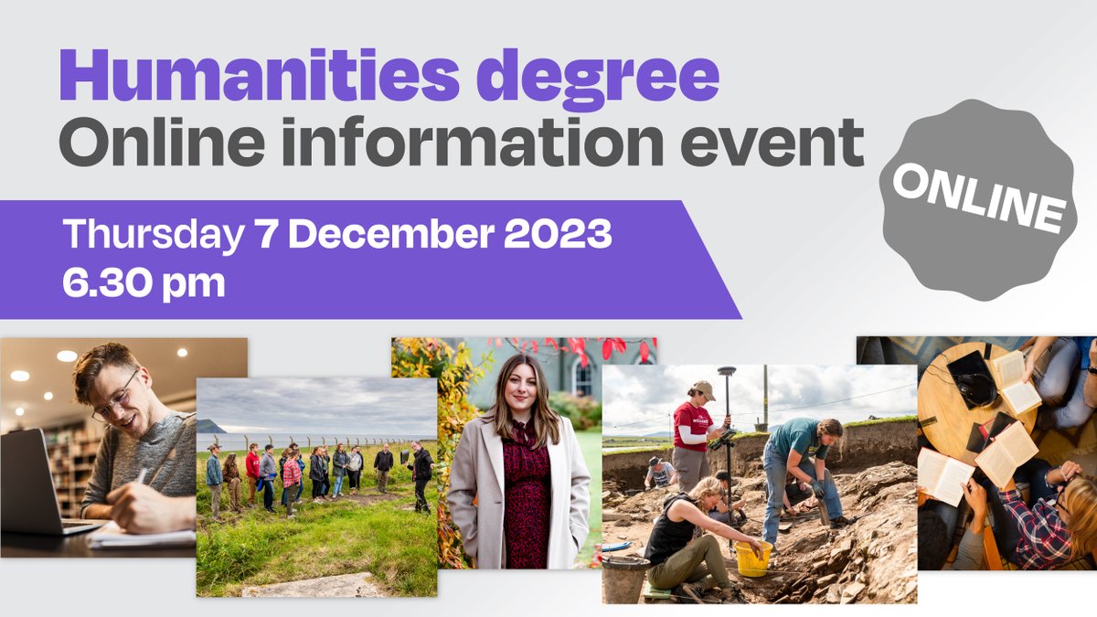UHIHistory's tweet photo. Are you interested in studying a #humanities discipline? Join us for an #OnlineOpenDay to find out more about courses and career paths with @ThinkUHI!

📅 Thursday 7 December
🕐 6.30pm – 7.45pm (GMT)
📍 Online, booking essential

Find out more and book: https://t.co/OY57zOTIP6 https://t.co/JvRZySTqN8