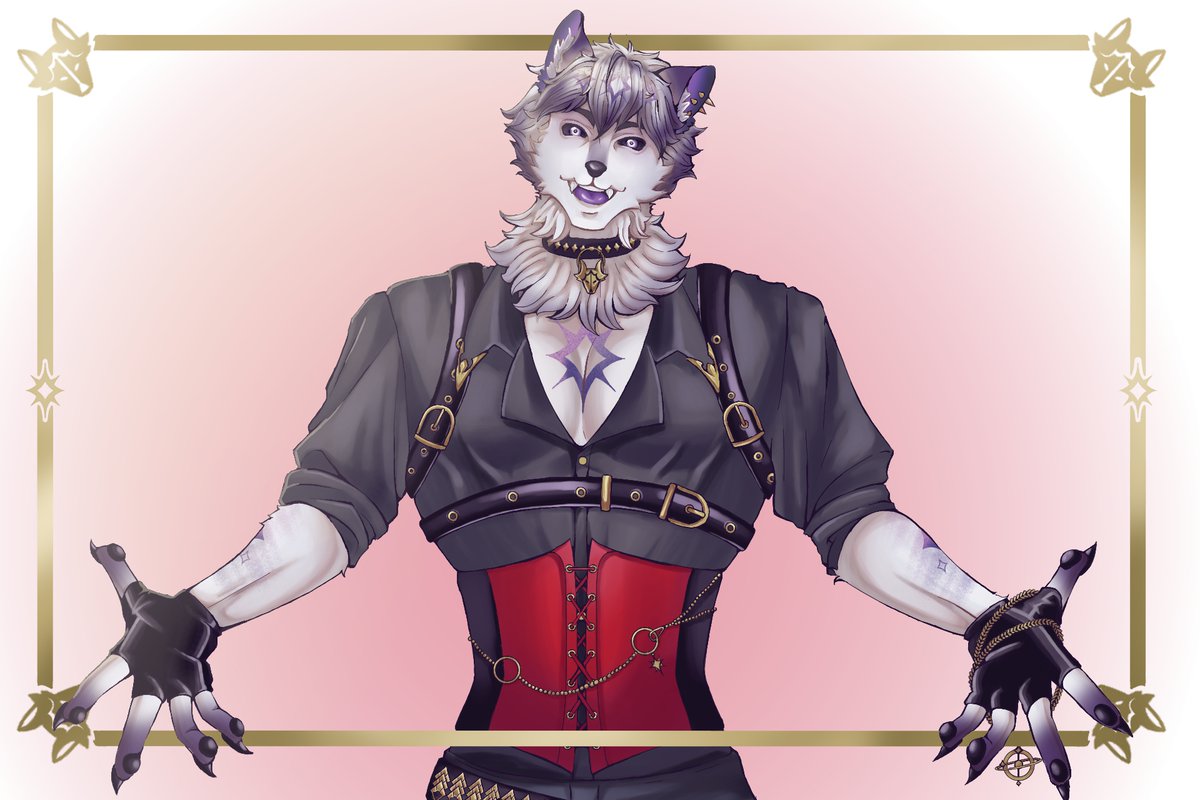KaGe45o54's tweet photo. 🐺👑 : "วันนี้เหนื่อยไหมคับ? มากอดกันได้นะ มามะ" 
ขอบคุณพี่ดาที่ทำให้เรายิ้มได้ในทุกๆวันนะ ❤️😄✨
#DariasArt https://t.co/QhjKK9zpmD