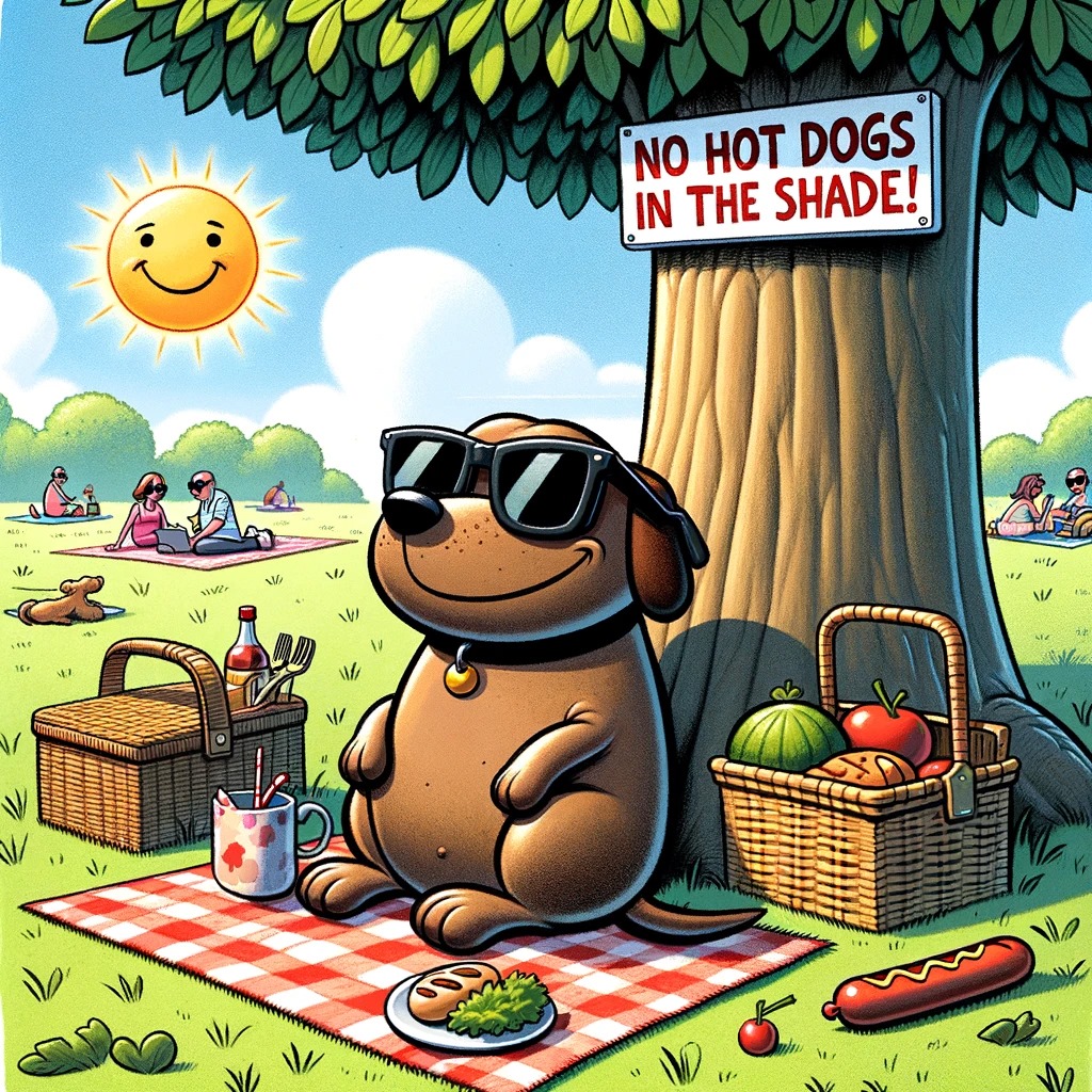 zoop_pets's tweet image. Why did the dog sit in the shade? He didn&apos;t want to be a hot dog

#dogpuns #zoop #zooppets #animalmemes