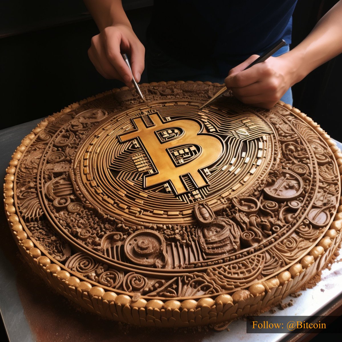 #Bitcoin is chiseling away at traditional norms to reveal a decentralized work of art.