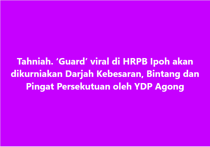 SinarOnline's tweet photo. 'Rasa macam mimpi'

#sinarharian #pengawalkeselamatan #viral #HRPB