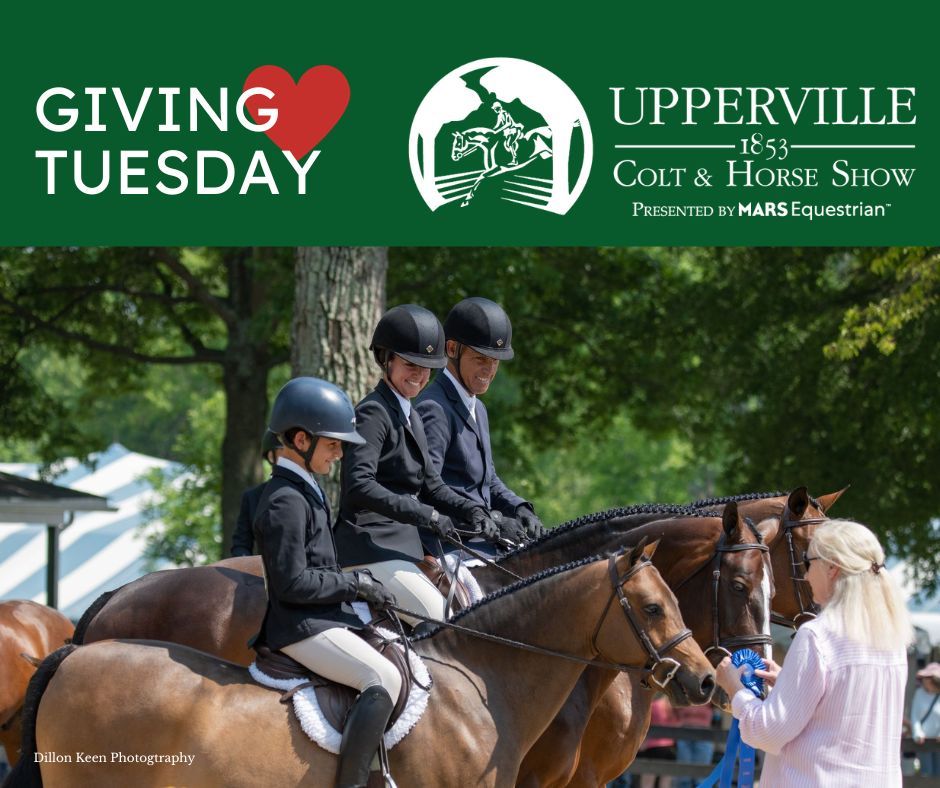 ❤️ UCHS extends a heartfelt THANK YOU to everyone who donated on #GivingTuesday2023. Your gift has a tremendous impact.

❤️ Click here to give 👉 buff.ly/3MMDVmI 

#uppervillehorseshow #upperville