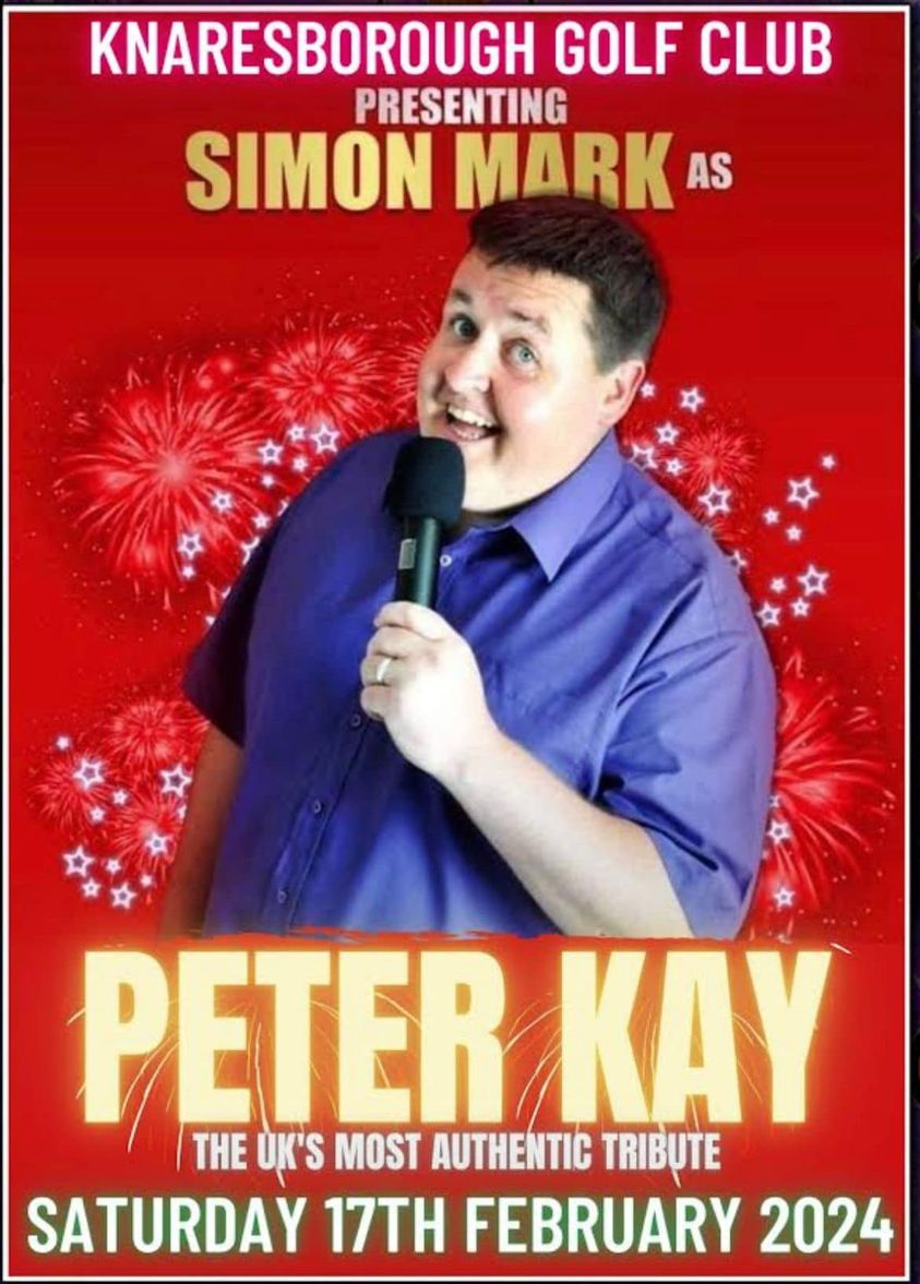 📆Save the date! Due to popular demand, Simon Mark will be back on Feb 17th as 'the UK’s most authentic tribute' to Peter Kay. It was a sell-out last year, so be quick!

Check out our What’s On 2024 page to see more events happening at KGC soon: knaresboroughgolfclub.co.uk/.../whats-on..…