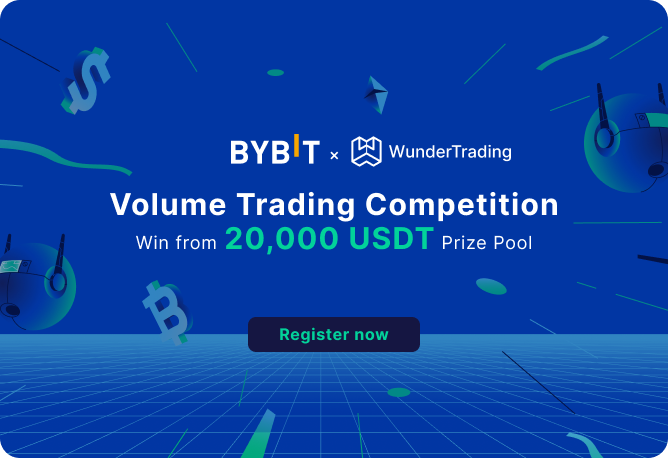 <a href="/Bybit_Official/">Bybit</a>  x WunderTrading Volume Trading Competition 🏆

Win from 20,000 USDT prize pool 🤑

Steps:
1. Register for Bybit x WunderTrading Trading Competition.
2. Trade thought WunderTrading on Bybit.
3. Win from 20,000 USDT prize pool.

Recommended bots for Bybit:
1. Grid