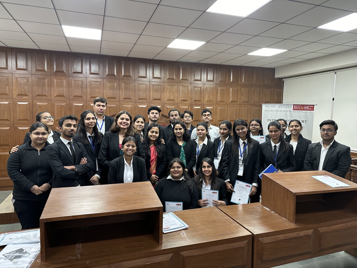 KCCinstitutes's tweet photo. The School of Law, KCC Institute of Legal and Higher Education orchestrated the Intra Moot Court Competition 2023 with precision, catering specifically to 2nd-year BBA LLB and BA LLB students.
#kcc #kccinstitutes #kcciilhe #kccitm #ggsipu #ipuniversity #aktu #bba #bca #bajmc https://t.co/AwLhV20fv9