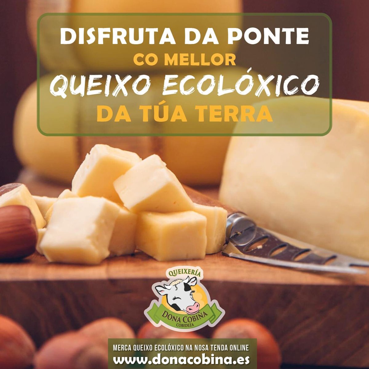 Desde a Queixería Dona Cobiña desexámosvos unha boa ponte de decembro!