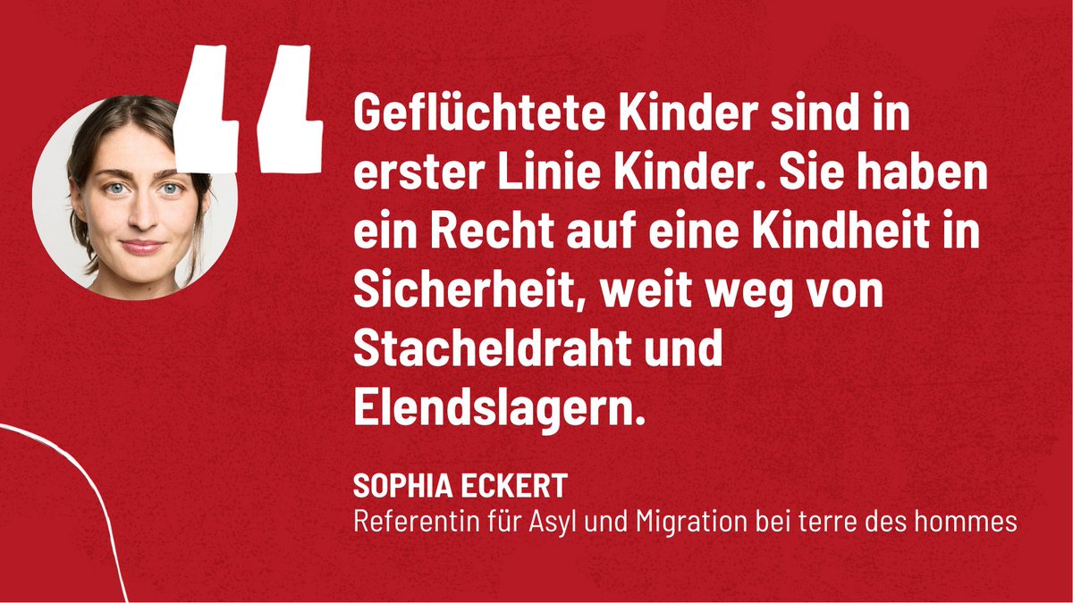 tdh_de's tweet image. Morgen ist ein entscheidender Tag der Verhandlungen zur EU-Asylreform #GEAS. Mit @DKHW_de @SaveChildrenDE @soskinderdorf @Paritaet u.a. fordern wir: Kinderrechtsverletzungen stoppen! tdh.de/public-relatio…

#StopGEAS