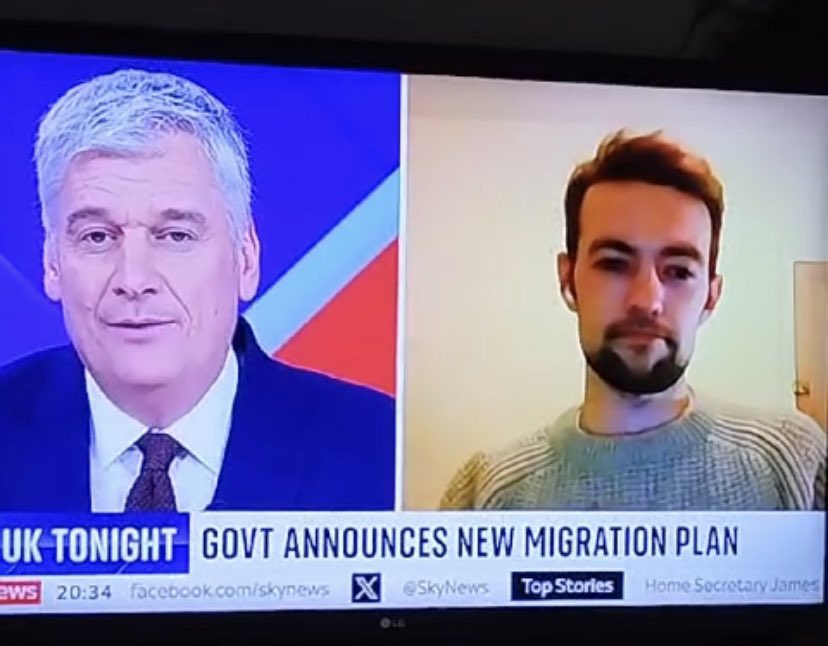 RAW458's tweet image. On a more personal note, I was glad to have the opportunity last night to talk briefly on @SkyNews about how the governments new immigration changes have affected me and others with European/non-national partners