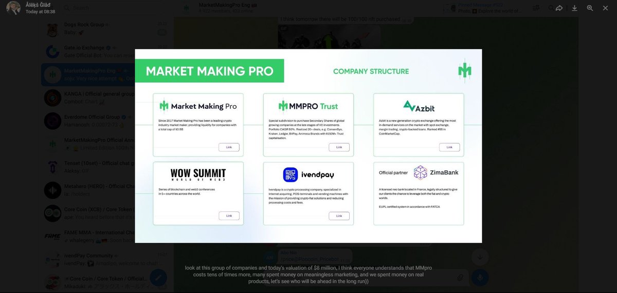 MituruCrypto's tweet photo. #ivendPay @ivendpay
#MMPRO @MarketmakingPro
これほどの事業内容(以下に記載)を持つMMPROの時価総額が、まだたった10億円程でしかないのがとても信じられない。
個人的には、MMPROの潜在的な価値は、100億どころか1000億円はあると思っているので、数年後に今から100倍本気で期待しています。

＜MMPROの事業内容＞
①MMPRO→6年以上前から実績があり、多くの顧客を持つ暗号資産のマーケットメイキングサービス。
②ivenPay→NFCを介した世界初の暗号通貨支払いテクノロジー。(Bloombergでも紹介され、Dubai Blockchain Center、BinancePay、OKX等とも提携済)
③MMPRO Trust→Web3、暗号資産関連の有望企業の未公開株式の販売・管理。
④ZIMA BANK→暗号資産、法定通貨両方を取り扱う銀行。
⑤WOW SUMMIT→Web3、暗号資産の世界的な会議。
⑥Azbit→CMCランキング41位、24時間取引高250億円以上のCEX。
⑦ローンチパッド→MMPROのコネクションを利用した将来有望なtokenのプレセール。