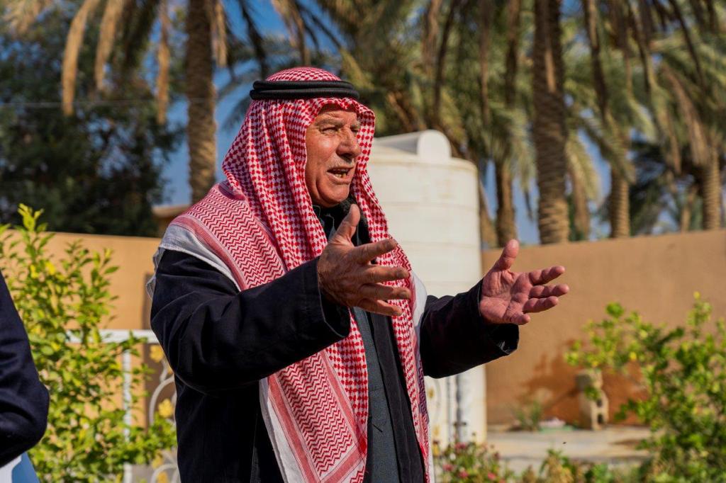 GermanyinIraq's tweet photo. Those most affected by the climate crisis need our solidarity. Germany 🇩🇪 and the Government of #Anbar are implementing Farmer Field Schools on climate change adapted farming practices. So far more than 1400 farmers in #Ramadi, #Falluja and #Heet have been trained.
#COP28UAE https://t.co/l38sSN6sta