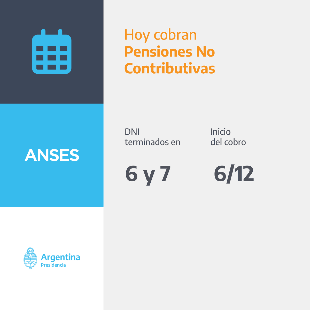 🗓️ Calendarios de pago del 6 de diciembre