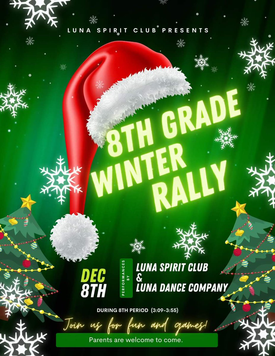 Gregory Luna Middle School PTA (@lunamspta) on Twitter photo 