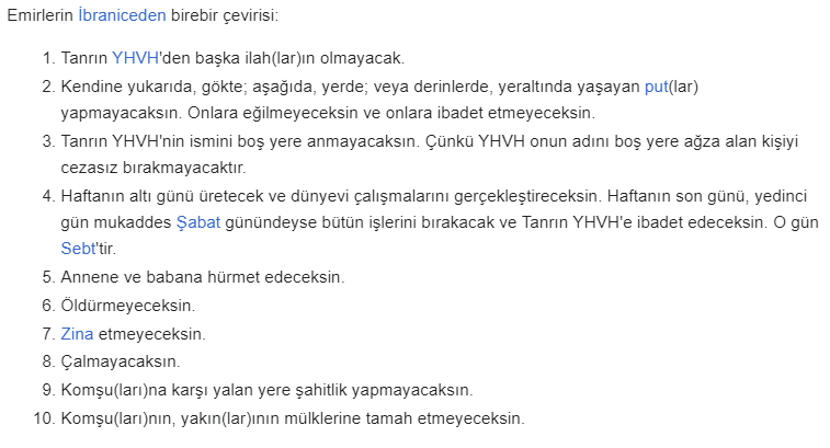 PolatAlprn's tweet photo. İsrail en basitinden on emirin yarısına uymuyor.
"-Öldürmeyeceksin.
-Zina etmeyeceksin.
-Çalmayacaksın.
-Komşu(ları)na karşı yalan yere şahitlik yapmayacaksın.
-Komşu(ları)nın, yakın(lar)ının mülklerine tamah etmeyeceksin."
#Decalogue #TenCommandments #GenocideinPalestine https://t.co/6IGoAcuUnR