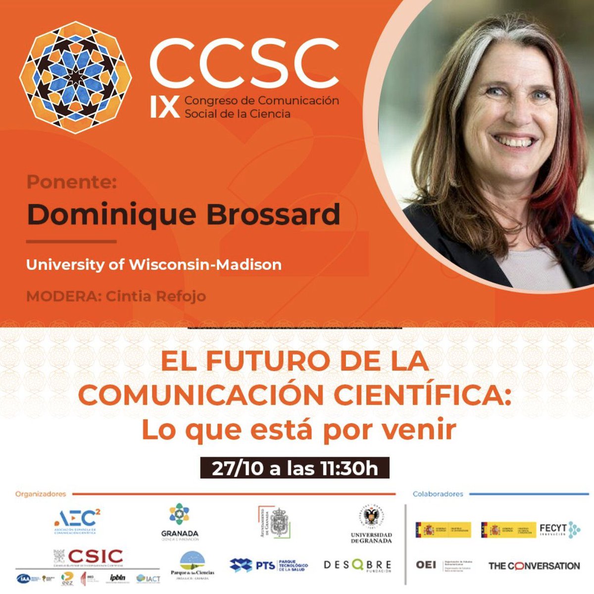 ¿Te perdiste la conferencia de Dominique Brossard en el <a href="/CCSCiencia/">Congreso de Comunicación Social de la Ciencia CCSC</a> sobre el futuro de la comunicación científica? Ahora está disponible en el YouTube de <a href="/aecomcientifica/">AEC2</a> ¡Muy recomendable! #SciComm 

👉 m.youtube.com/watch?v=poy3Qm…